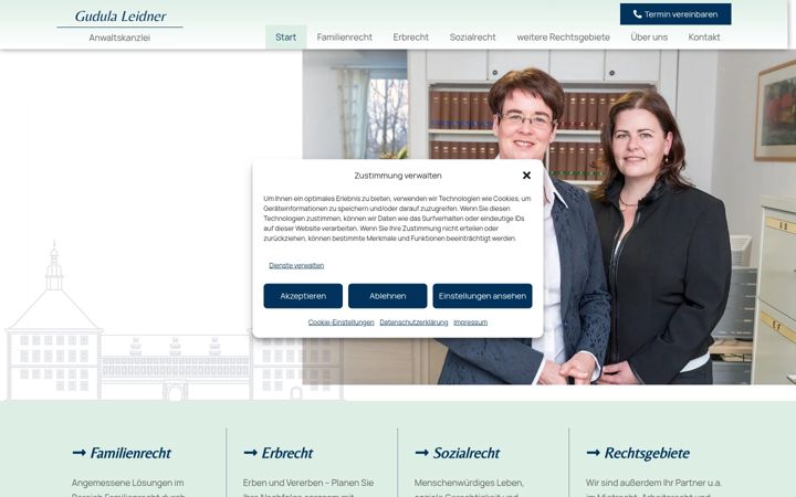 Screenshot of anwaltskanzlei-gotha.de