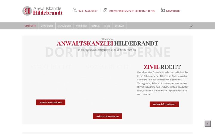 Screenshot di anwaltskanzlei-hildebrandt.net