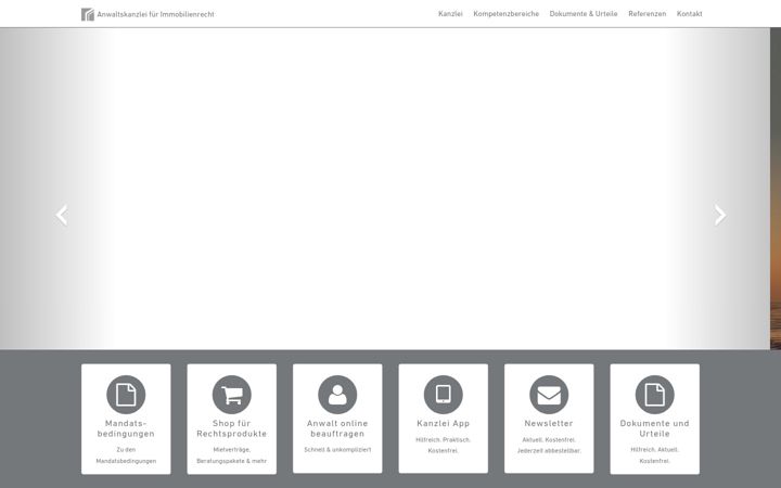 Screenshot di anwaltskanzlei-immobilienrecht.de