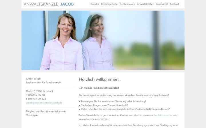 Screenshot di anwaltskanzlei-jacob.de