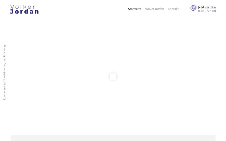 Screenshot of anwaltskanzlei-jordan.de