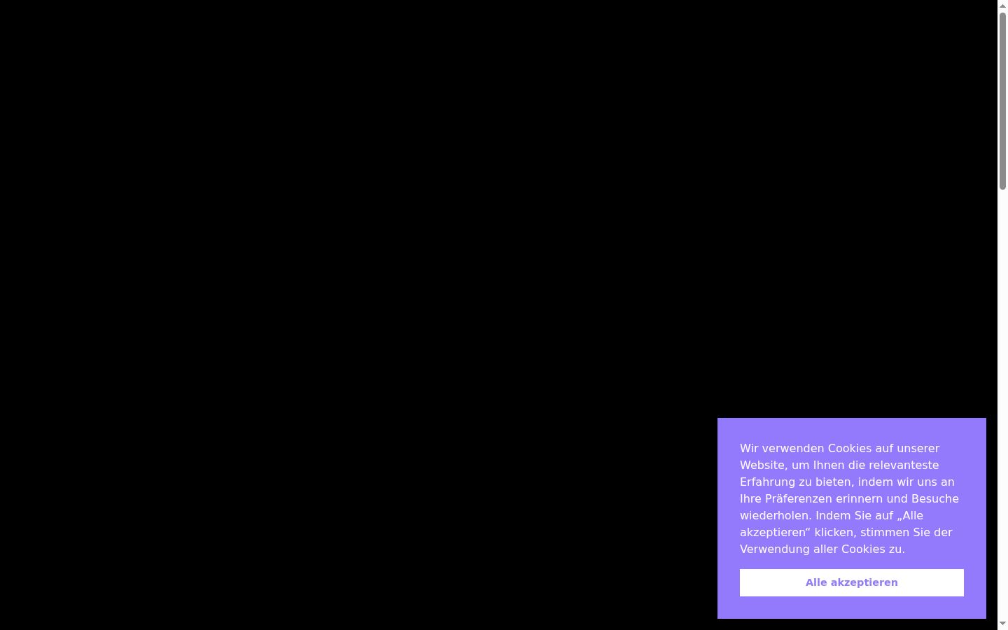 Screenshot του banner συγκατάθεσης που εμφανίστηκε πριν από οποιαδήποτε αλληλεπίδραση