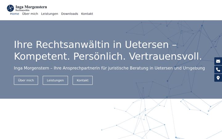 Screenshot of anwaltskanzlei-morgenstern.de
