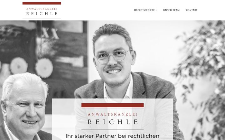 Screenshot ta' anwaltskanzlei-reichle.de