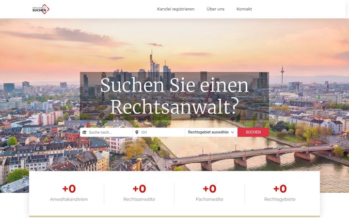 Ekrano kopija anwaltskanzlei-suchen.de