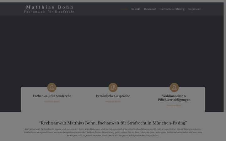 Screenshot of anwaltskanzleibohn.de
