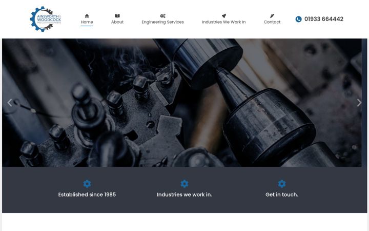 Screenshot of anweng.co.uk
