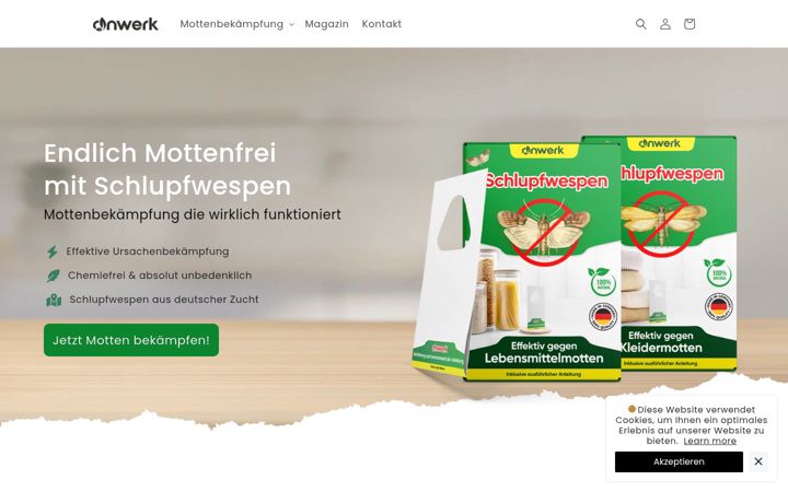 Screenshot of anwerk.de