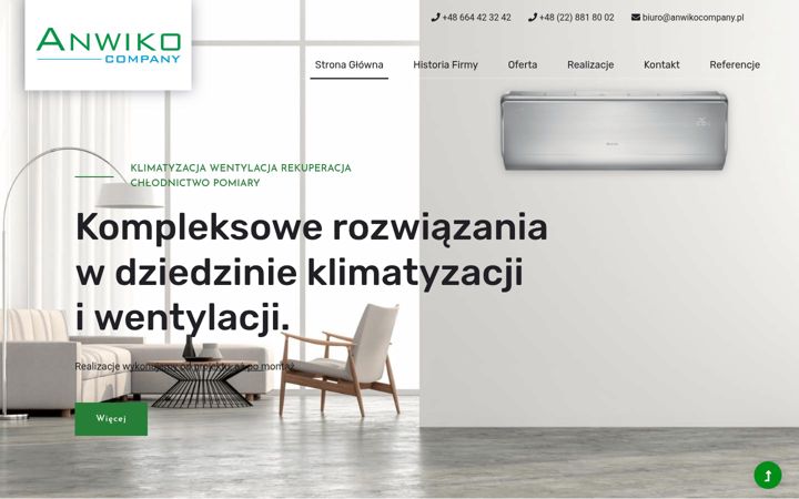Screenshot of anwikocompany.pl