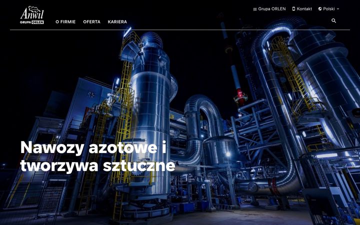 Screenshot di anwil.pl