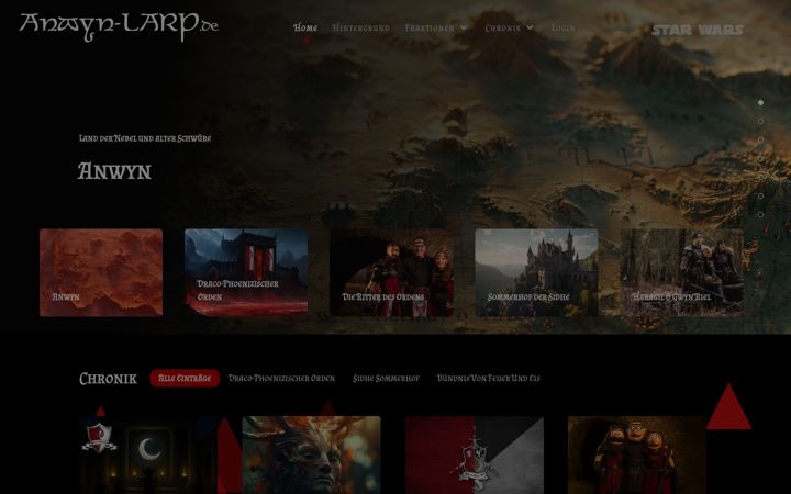 Screenshot of anwyn-larp.de