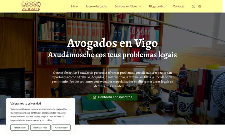Screenshot of anxolamas.com