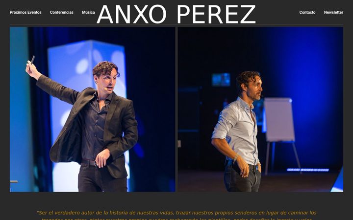 Screenshot of anxoperez.com