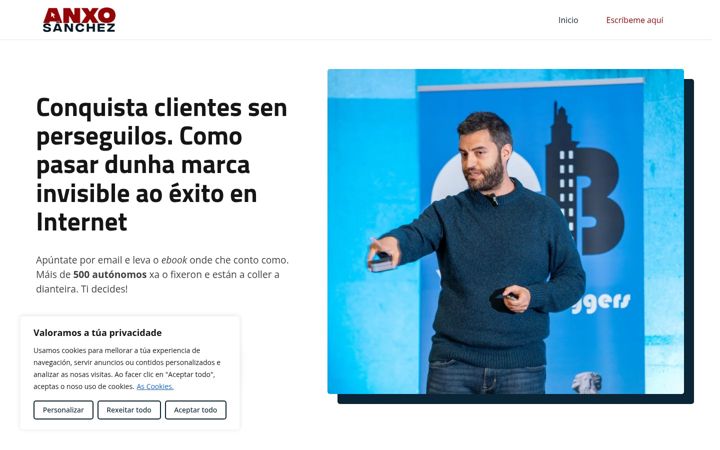 Screenshot of anxosanchez.com