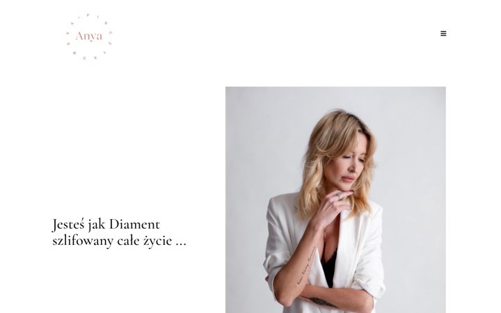 Snimka zaslona za anyapinczykowska.com
