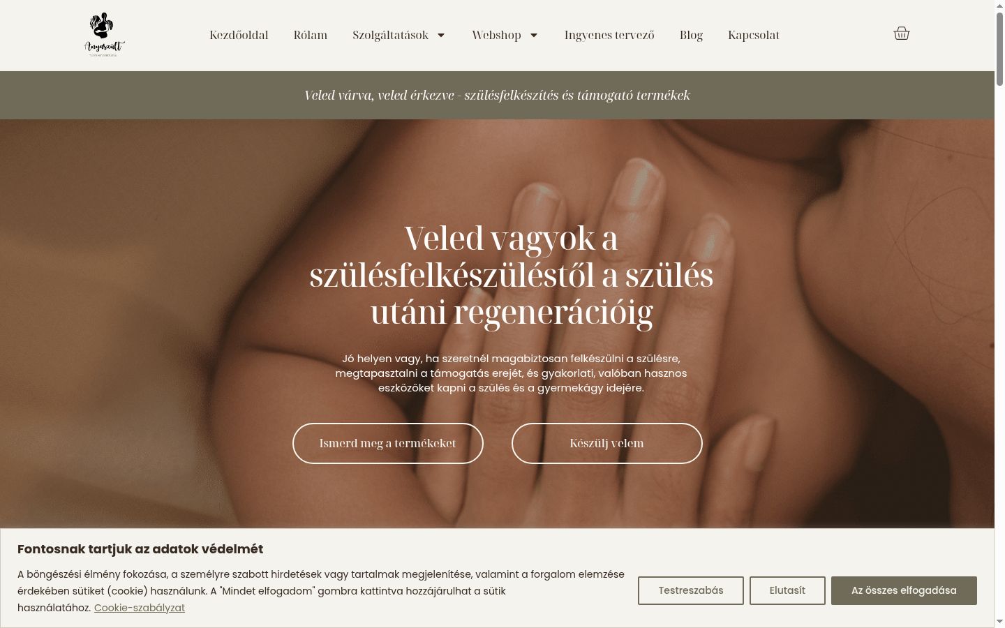 Ekrānuzņēmums ar piekrišanas baneri, kas tika rādīts pirms jebkādas mijiedarbības
