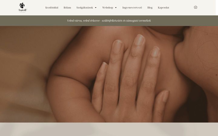 Screenshot of anyaszult.hu