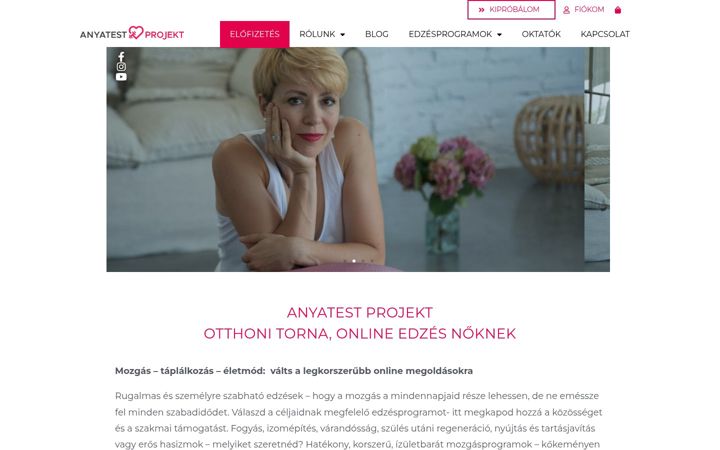 Ekrānuzņēmums no anyatestprojekt.hu