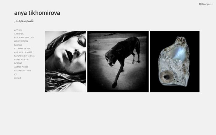 Screenshot of anyatikhomirova.com