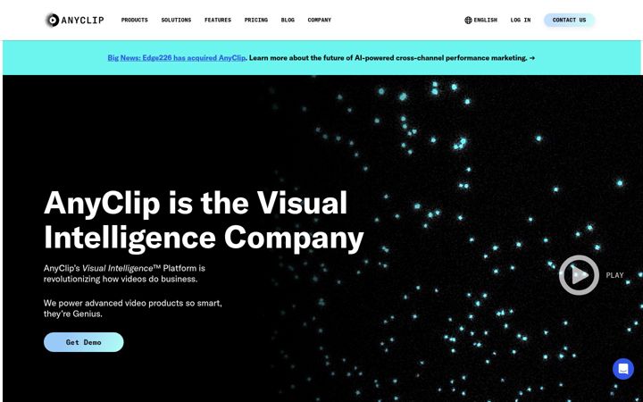 Screenshot of anyclip.com