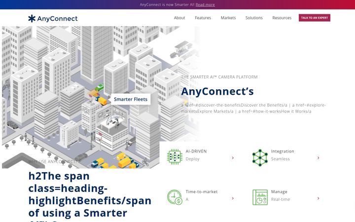 Snimka zaslona za anyconnect.com