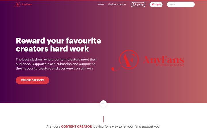 Captura de pantalla de anyfans.co