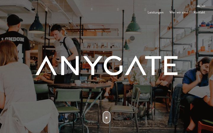 Screenshot of anygate.eu
