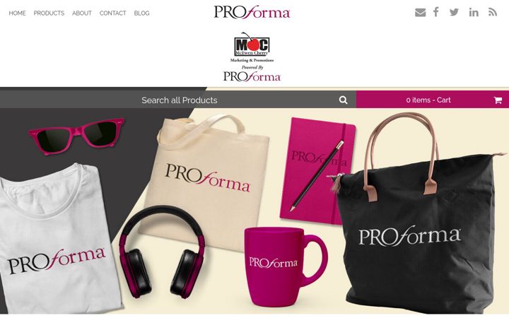 Snimka zaslona za anyimprint.com