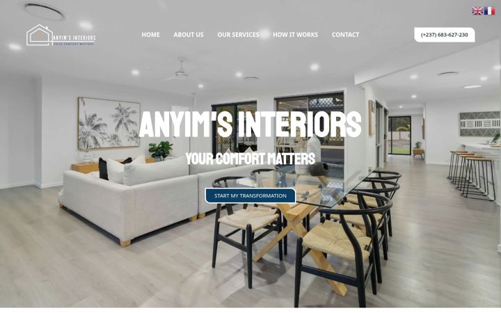 Snimka zaslona za anyims-interiors.com