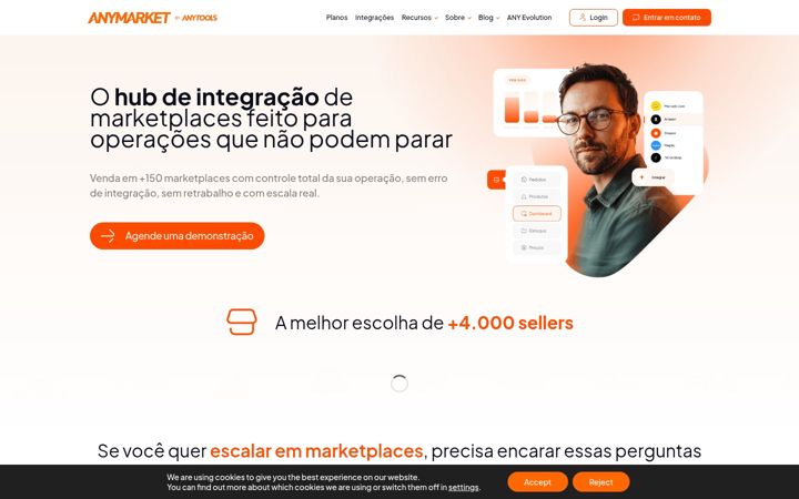 Screenshot of anymarket.com.br