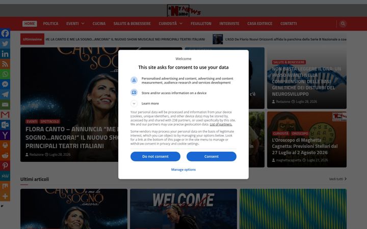 Screenshot of anynamenews.com