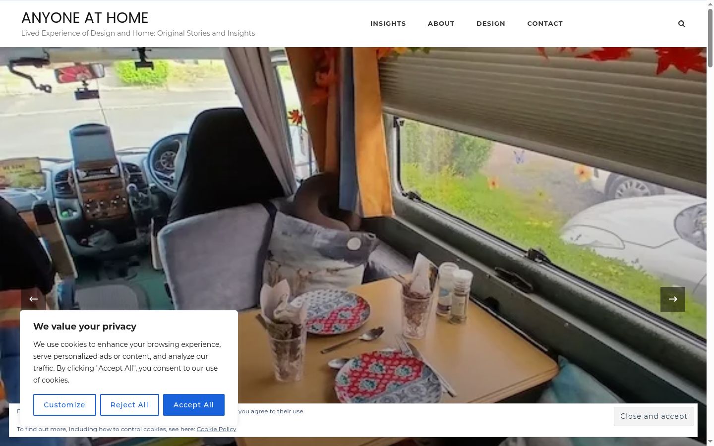 Zrzut ekranu banera zgody wyświetlanego przed jakąkolwiek interakcją