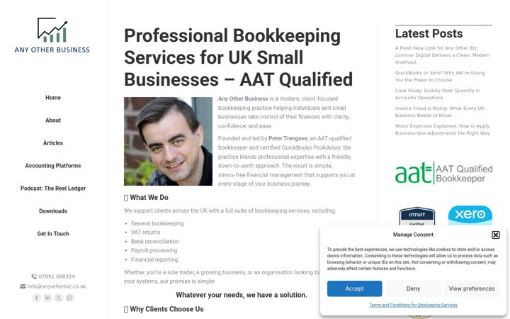 Screenshot of anyotherbiz.co.uk