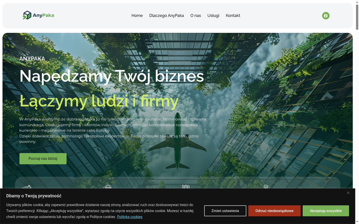 Screenshot tal-banner tal-kunsens muri qabel kwalunkwe interazzjoni