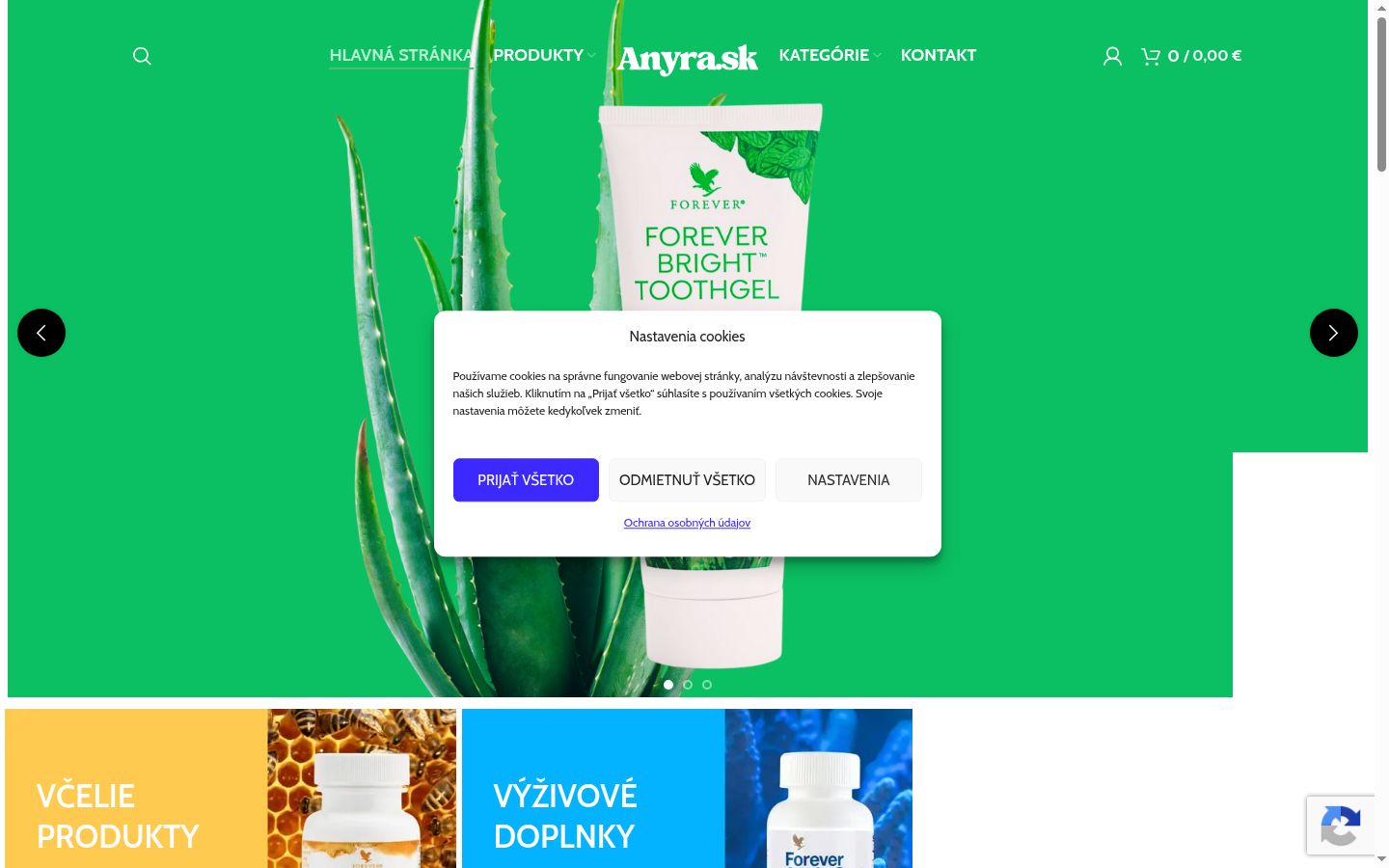 Zrzut ekranu banera zgody wyświetlanego przed jakąkolwiek interakcją