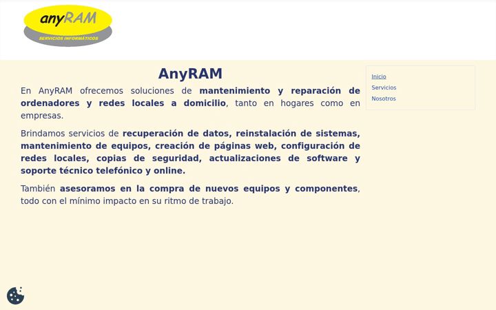 Screenshot of anyram.es