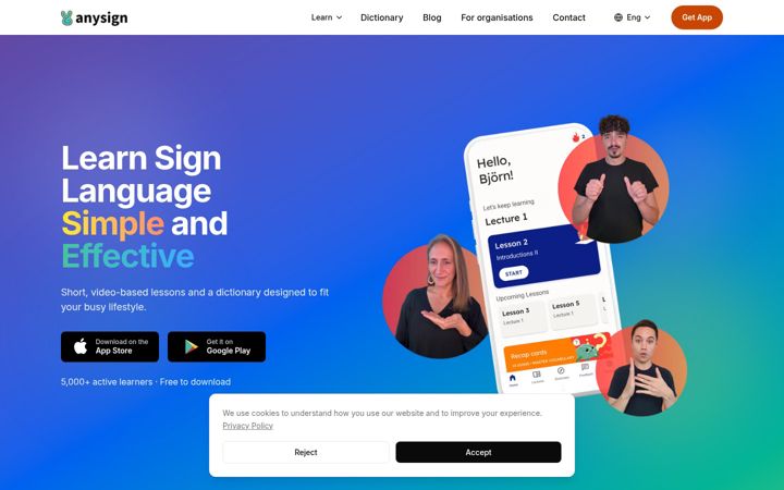 Screenshot of anysign.app