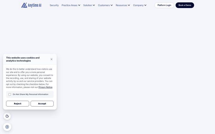 Screenshot of anytime-ai.com