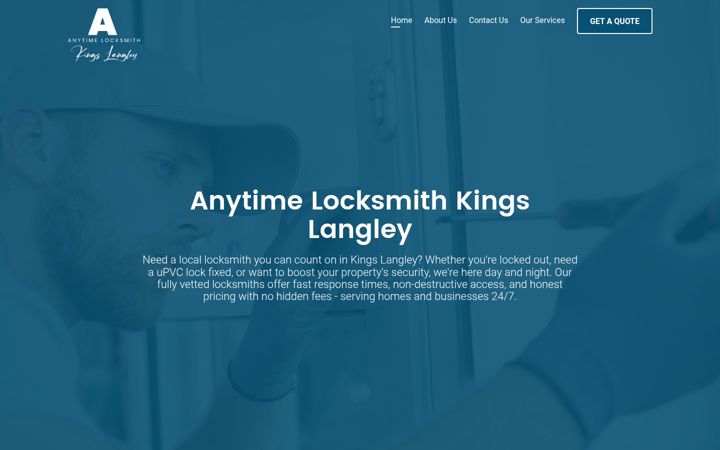 Screenshot of anytimelocksmithkingslangley.co.uk