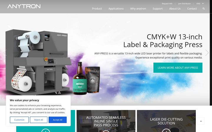 Screenshot di anytron.com