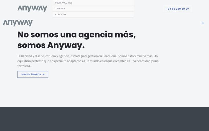 Screenshot stránky anyway.es