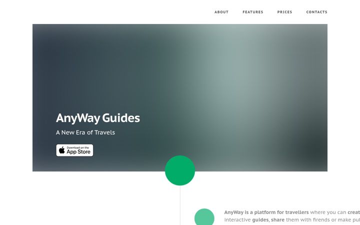 Screenshot of anywayguides.com