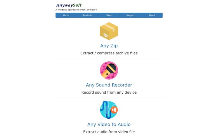 Screenshot of anywaysoft.com