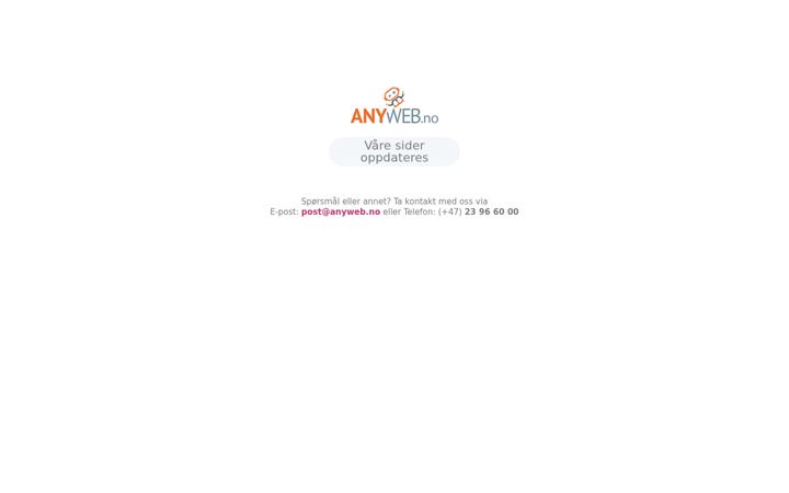 Zrzut ekranu anyweb.no