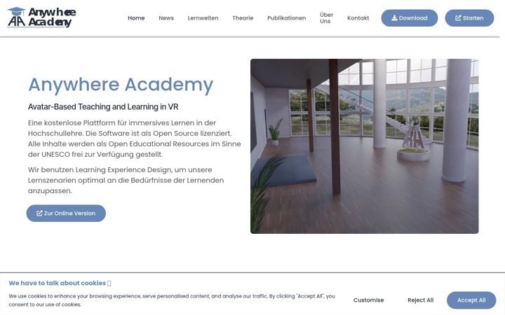 Zrzut ekranu anywhere.academy