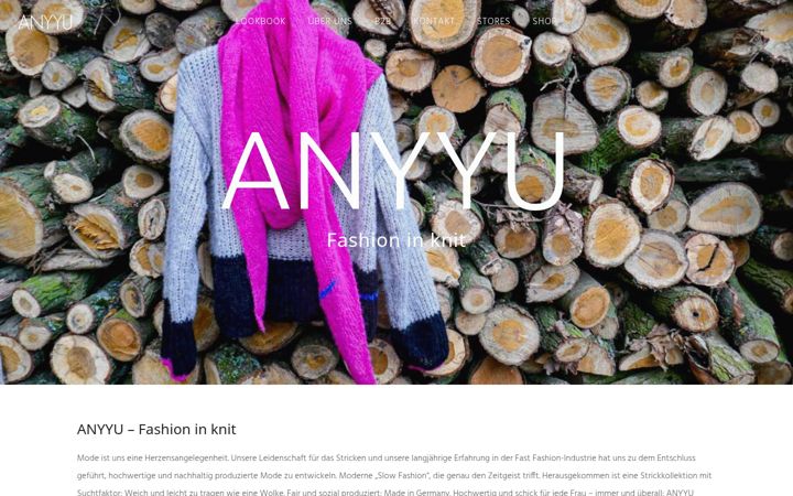 Screenshot of anyyu.de