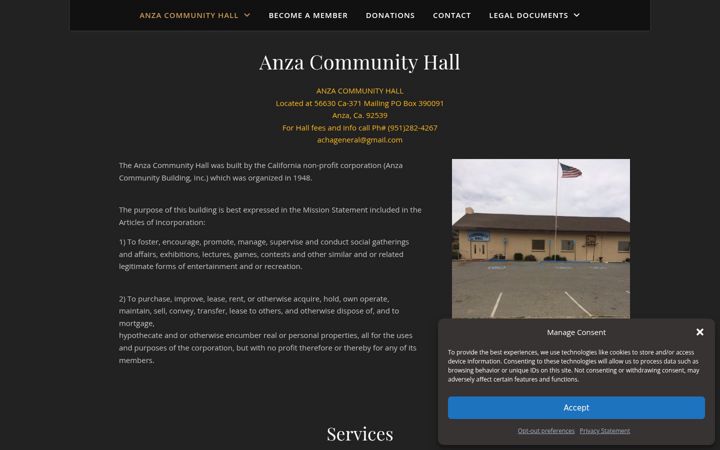 Screenshot stránky anzacommunitybuilding.org
