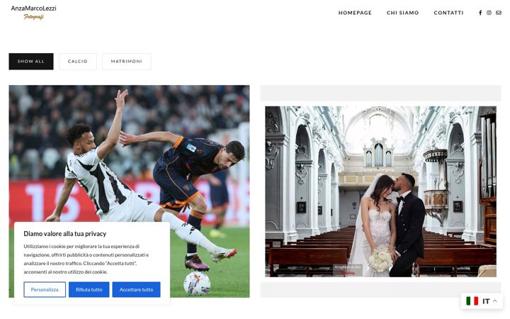 Screenshot of anzamarcolezzi.com