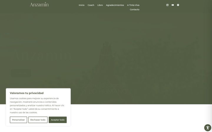 Screenshot of anzamin.com