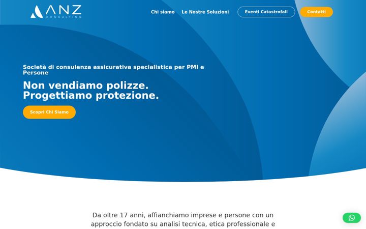 Screenshot of anzconsulting.it